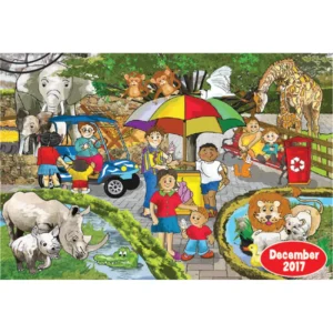 RGS A4 Zoo Puzzle 12 Piece