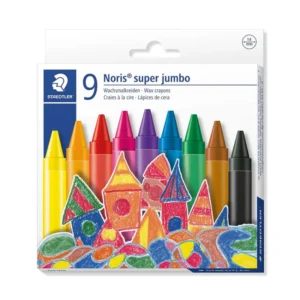 Staedtler NC9 Wax Crayons Super Jumbo 9's
