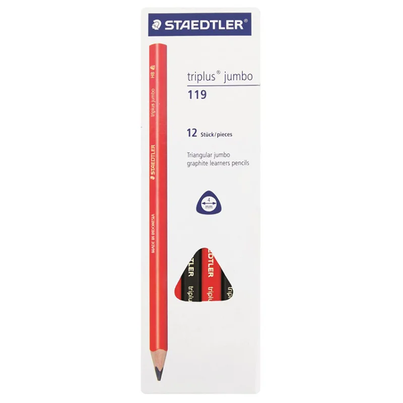 Staedtler Wood Free Pencil Tri-Grip Beginners (Pack of 12) Staedtler Wood Free Pencil Tri-Grip Beginners (Pack of 12)