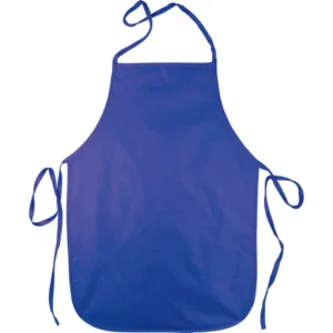 Trefoil Double Sided Apron Blue