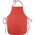 Trefoil Double Sided Apron Red
