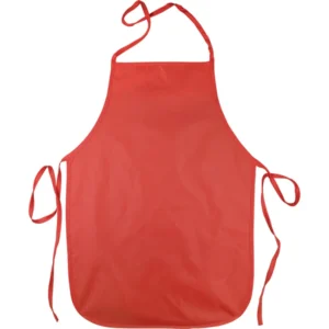 Trefoil Double Sided Apron Red
