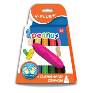 Y PLUS Peanut Crayons 12's