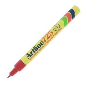 Artline EK725 Permanent Marker Bullet Extra Fine Red Artline EK725 Permanent Marker Bullet Extra Fine Red