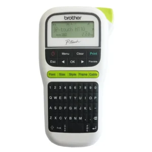 Brother Label Printers Handheld 2 Line Printer (Replaces PT-H105) Tze Tapes 6, 9 & 12mm