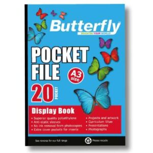 Butterfly Pocket File A3 20 Page