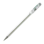 Pentel BK77 Superb 0.7mm Fine Ballpoint Crystal Barrel Green