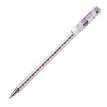Pentel BK77 Superb 0.7mm Fine Ballpoint Crystal Barrel Violet