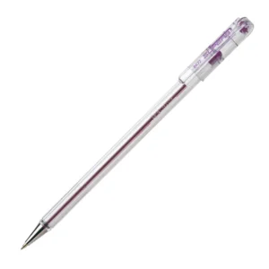 Pentel BK77 Superb 0.7mm Fine Ballpoint Crystal Barrel Violet