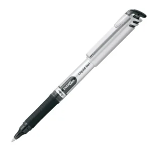 Pentel BL17 Energel 0.7mm Metal Tip Roller Ball Rubber Grip Black