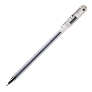 Pentel Hybrid Gel Ink Rollers - K105 Hybrid Roller 0.5mm Rolller Pen Crystal Body Black