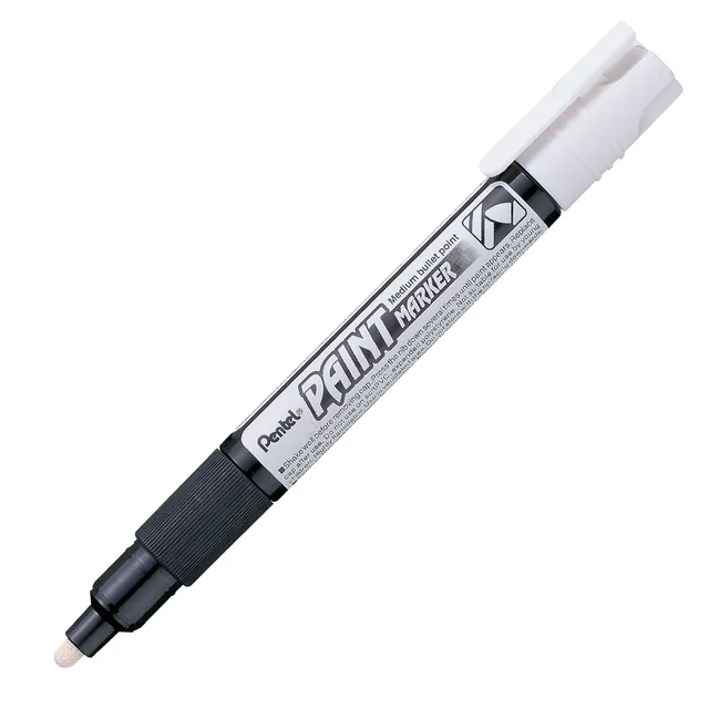Pentel MMP20 Paint Marker 4,6mm Nib Bullet Tip White Pentel MMP20 Paint Marker 4,6mm Nib Bullet Tip White