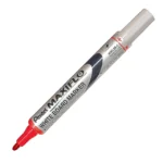Pentel MWL5S Maxiflo Whiteboard Marker Bullet Medium Red