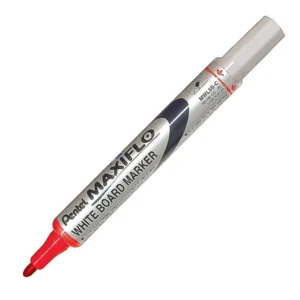 Pentel MWL5S Maxiflo Whiteboard Marker Bullet Medium Red