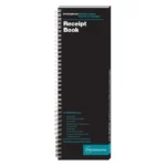 RBE Spiral Bound Books Receipt Book (300x110) Duplicate 240 Numbered 5 to View