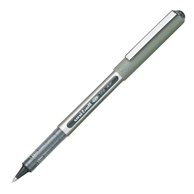 Uni UB-157 Fine 0.7mm Fine Rollerball with Cap and Grip Black Uni UB-157 Fine 0.7mm Fine Rollerball with Cap and Grip Black