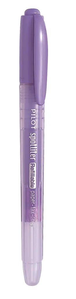 Pilot SW-SLR Spotliter Liquid Highlighter Transparent Barrel Violet Pilot SW-SLR Spotliter Liquid Highlighter Transparent Barrel Violet