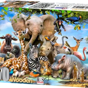 RGS A4 Babies in the Wild Puzzle 50 Piece