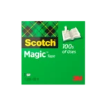 3M Magic Tape Scotch® Magic™ Tape, 19 mm x 66 m, 1 Roll/Pack