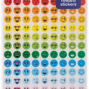 Tower Mini Faces Asst 378 Stickers (3 sheets per pack)