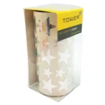Tower Silver Stars Large & Medium -1075 Stickers Per Roll